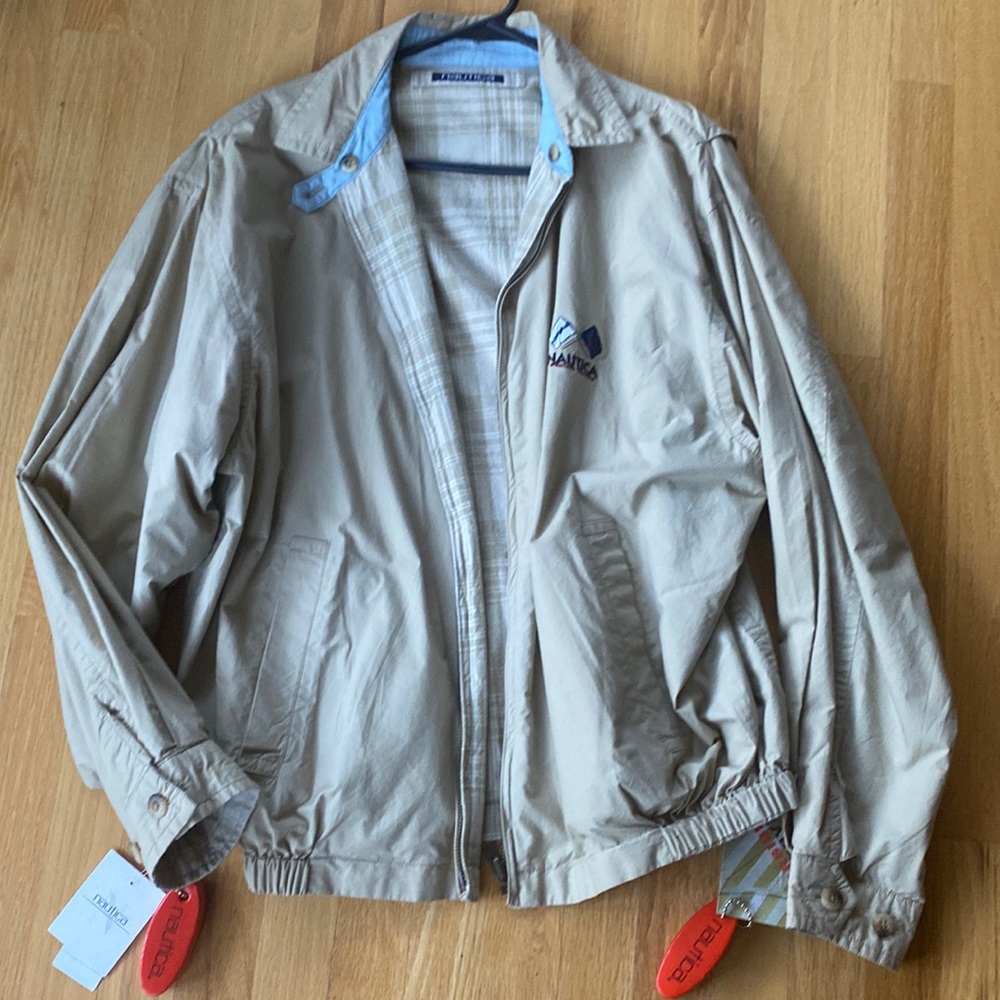 NWT vintage nautica jacket  reversible